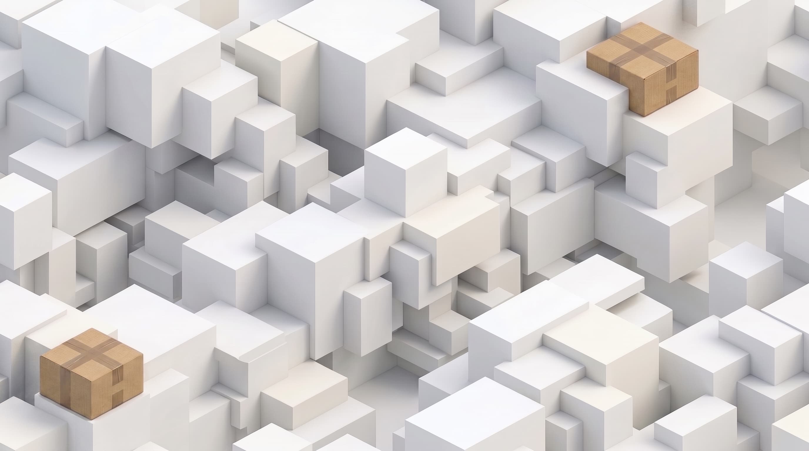 Abstract block pattern